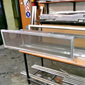 Алюминиевый короб для воздуховода с вентиляционной сеткой фото