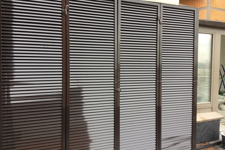 Алюминиевые решетки для балкона фото 6